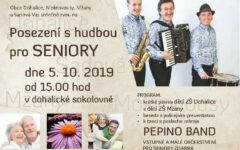 Posezeni pro seniory 5.10. 2019 Dohalice sokolovna